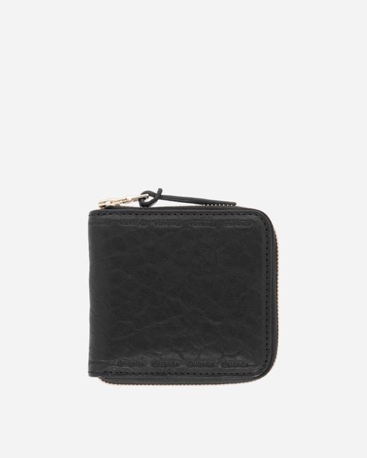 Visvim Black Leather Bi-Fold Wallet for men