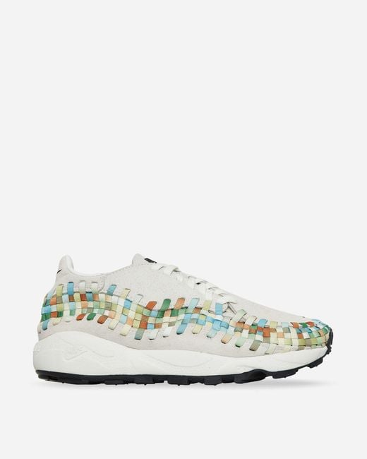 Nike White Wmns Air Footscape Woven Sneakers Summit for men