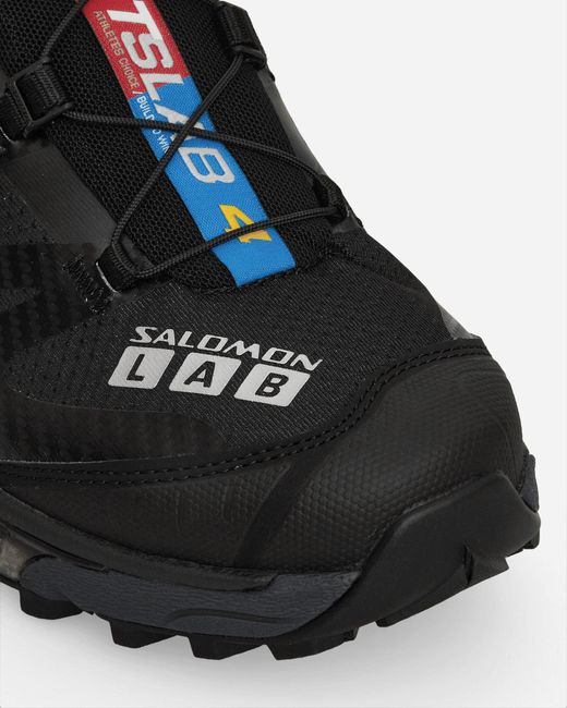 Salomon Black Xt-4 Og Sneakers / Ebony / Silver Metallic for men