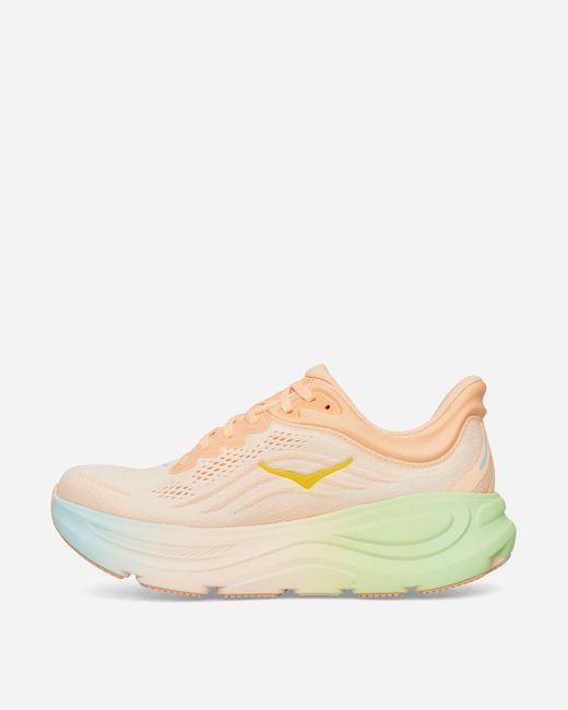 Hoka One One Natural S Bondi 9 Sneakers Frost Pale Tangerine