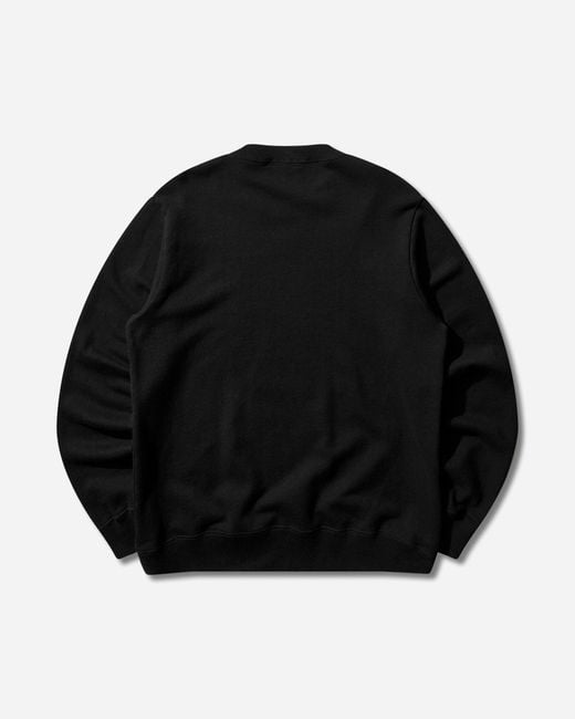 Undercover Black S Where Is My Mind? Crewneck Sweatshirt for men