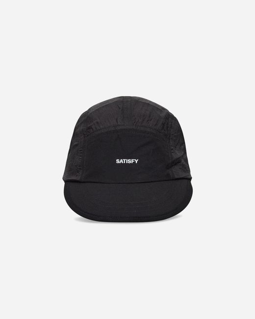 Satisfy Black Rippy Trail Cap for men