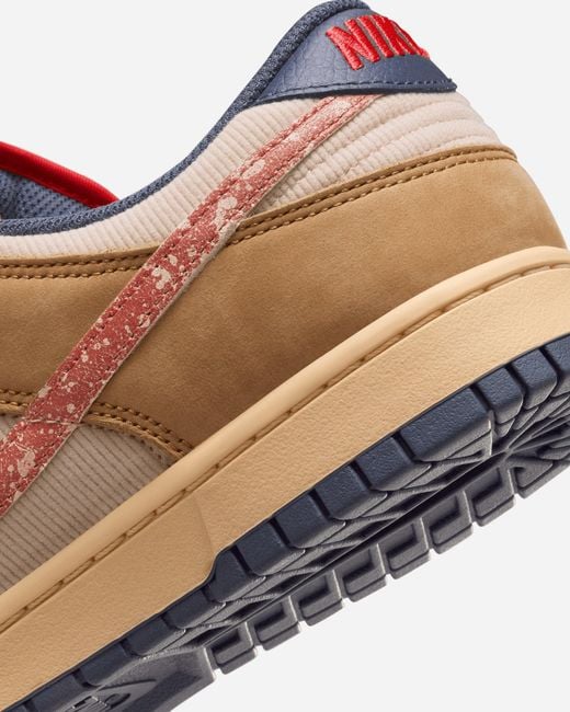 Nike Brown Dunk Low Sneakers Sand Drift Wheat for men