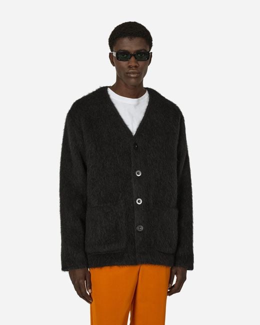 Our Legacy Mohair Cardigan in Black for Men Lyst UK