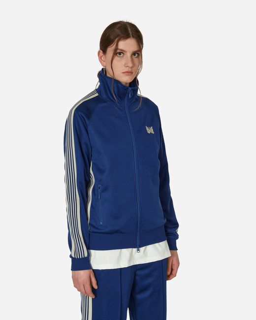 Needles Blue Poly Smooth Track Jacket Royal