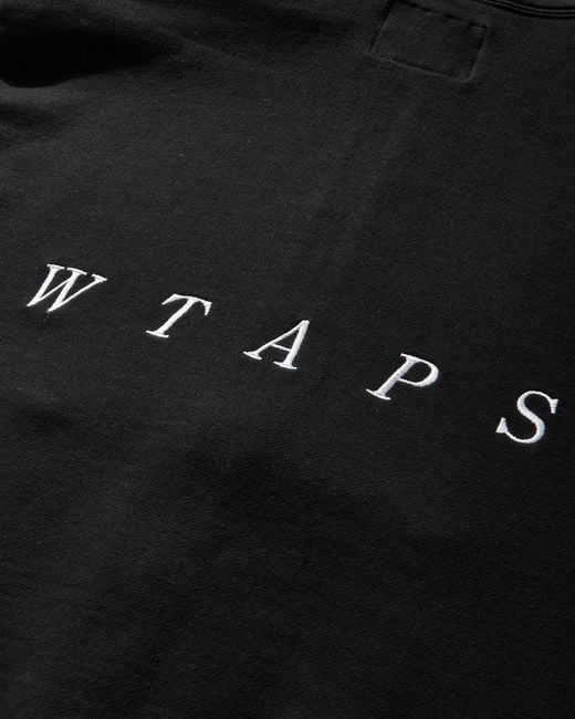 (w)taps Black S Throwdy Zip Hoodie for men