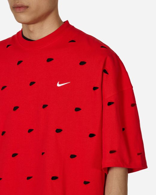 Nike Red Jacquemus Swoosh T-shirt University for men