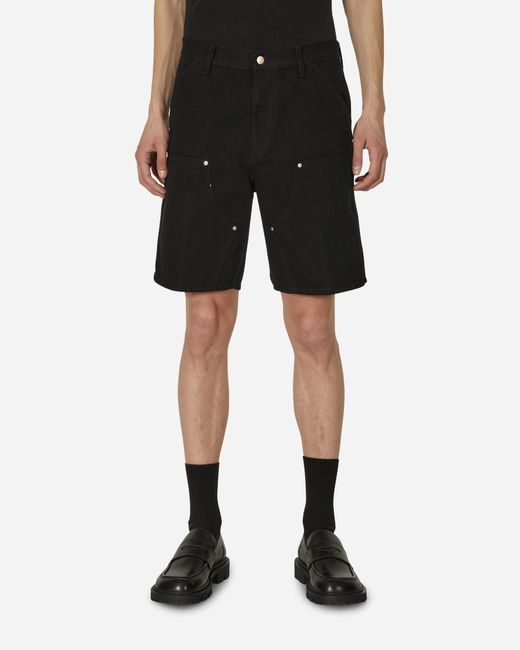Carhartt WIP Black Double Knee Shorts for men
