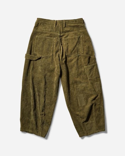 STORY mfg. Green Lush Carpenter Pants for men