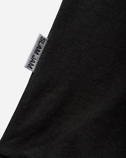 SLAM JAM Black Basics Graphic Hoodie for men