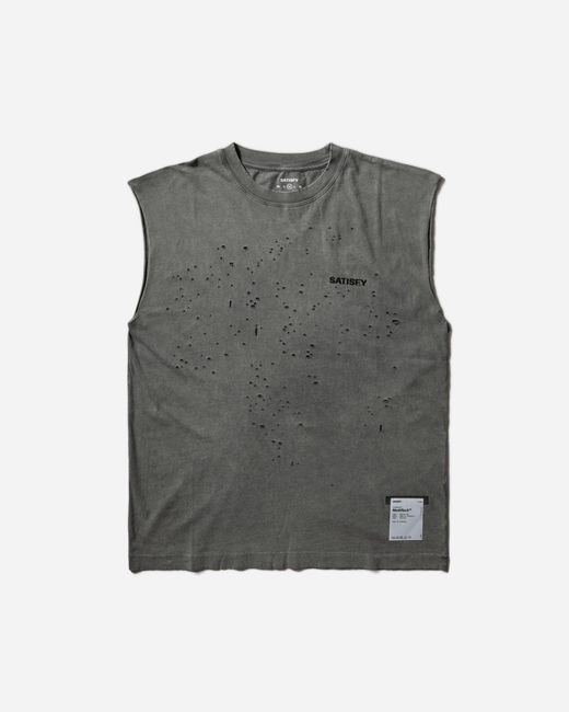 Satisfy Gray Men S Mothtech Muscle Tee Faded for men