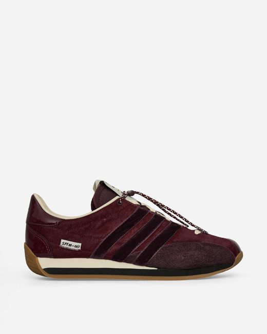 Adidas Purple Sftm Country Og Sneakers Maroon for men