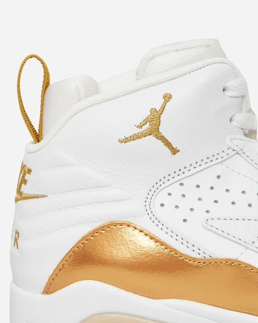 Nike Wmns Air Jordan Jumpman Mvp Sneakers White / Metallic Gold for men