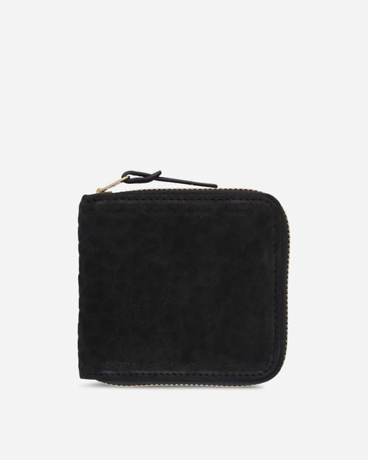 Visvim Black Suede Bi-fold Wallet for men