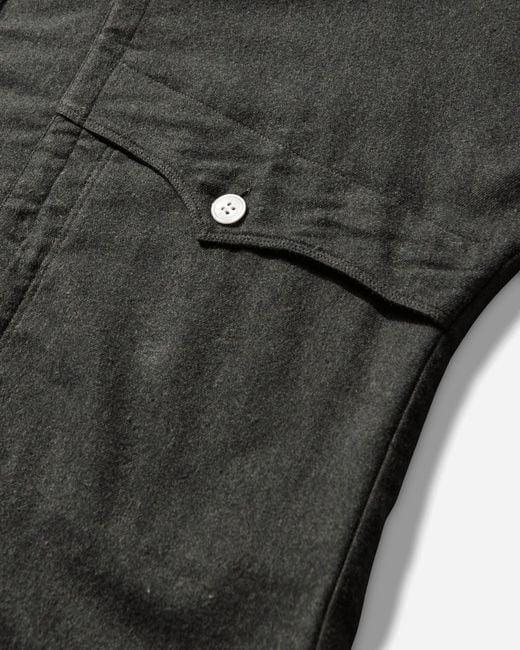 Kiko Kostadinov Black Men S Vig Shirt Deep for men