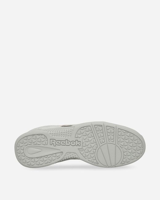 Reebok White Pleasures Hammer Street Sneakers Silver / for men