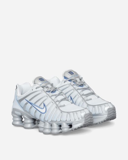 Nike Wmns Shox Tl Sneakers Platinum in White for Men Lyst UK