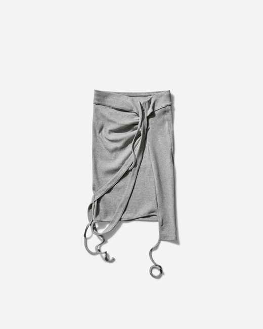 OTTOLINGER Gray Rib Skirt Melange
