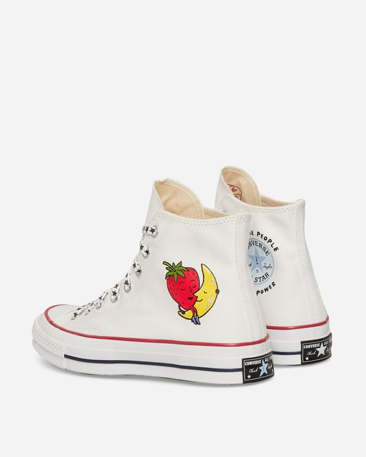 Sky High Farm White Converse Chuck 70 Hi Sneakers for men