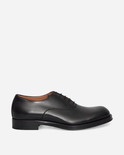 Dries Van Noten Black Leather Oxford Shoes for men