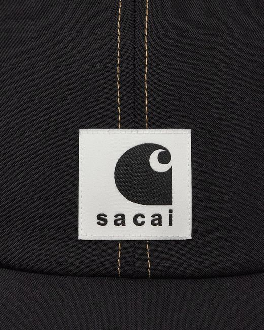 Sacai Black Carhartt Wip Suiting Bonding Cap for men