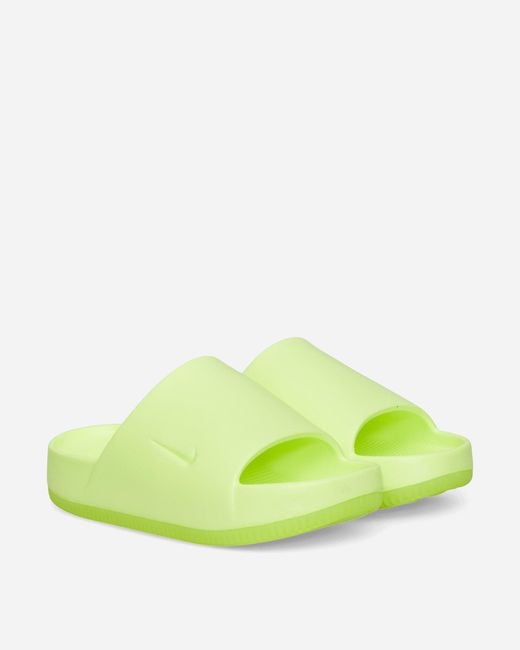 Nike Green Calm Slides Volt for men