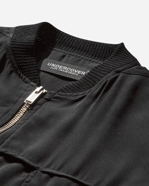 Undercover Black Women S Straps Bomber Jacket