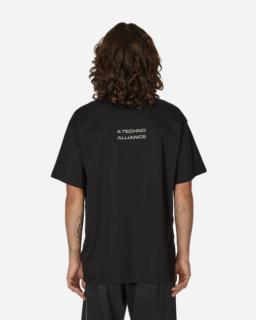 Carhartt Black Tresor Techno Alliance T-Shirt / Dark Reflective for men