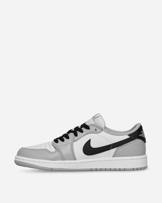 Nike White Air Jordan 1 Retro Low Og Sneakers Wolf for men