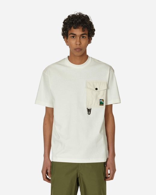 Moncler White Day-Namic Pocket T-Shirt for men