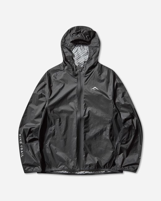 Nike Black S Trailwind Storm-Fit Adv Waterproof Running Jacket Anthracite for men