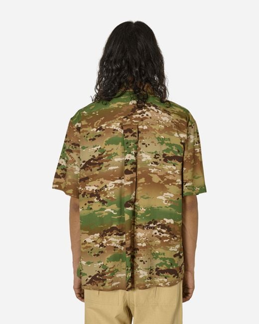 Fuct Green Workwear Shirt Camouflage for men