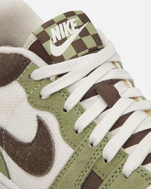 Nike Green Attack Sneakers Oil Ironstone for men