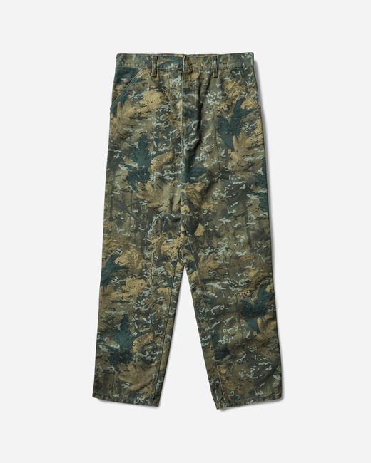 Carhartt Men S Single Knee Pants Camo Combi Green