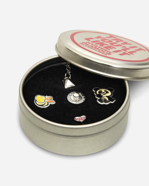 Hysteric Glamour Red Hysteric Like It Earring Set Silver