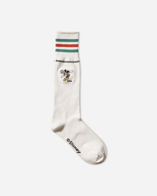 Adidas White Brain Dead X Disney Socks for men