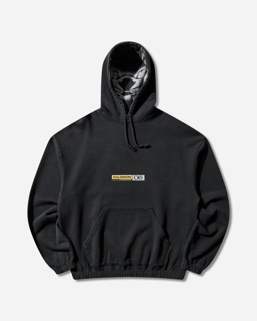 Salomon Black Slam Jam Hoodie Deep for men