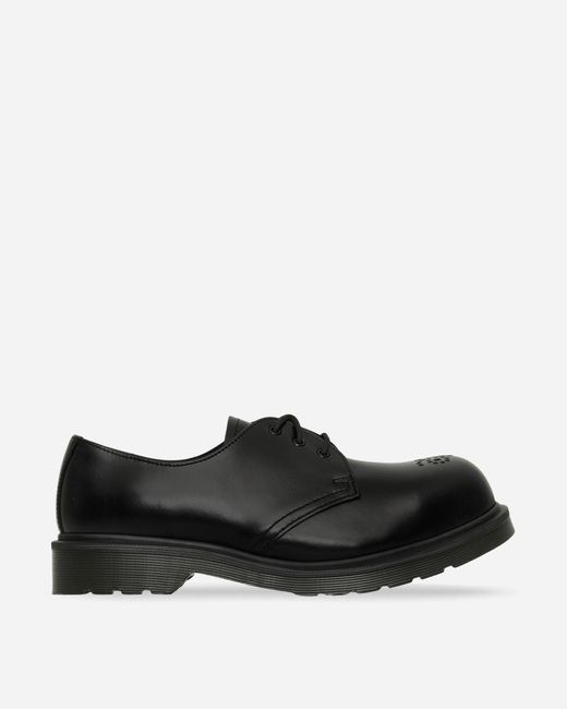 Dr. Martens Black 1461 Analine Leather Steel Toe Shoes for men