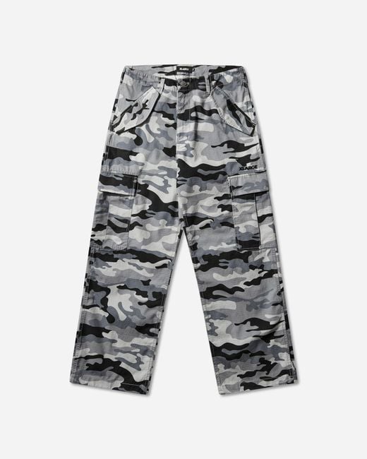 Xlarge White Men S Label Ripstop Cargo Pants for men
