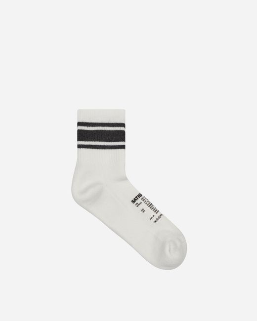 Satisfy White Merino Tube Socks for men
