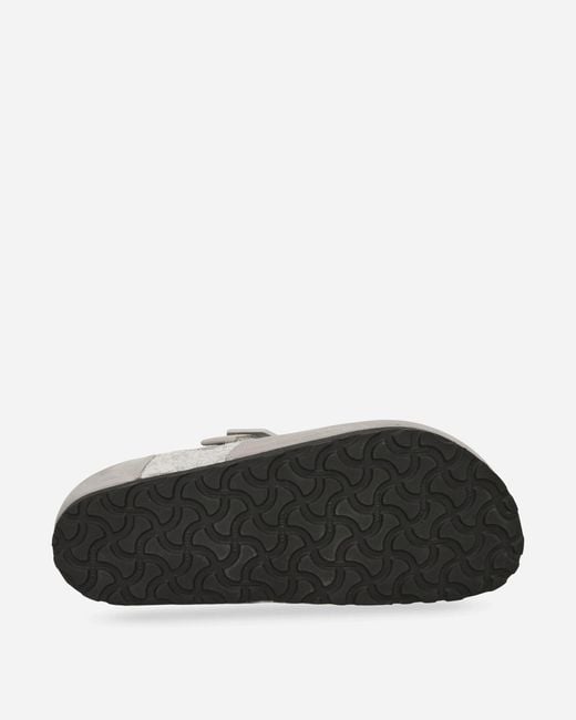 Birkenstock White London Nova Sandals Stone Coin for men