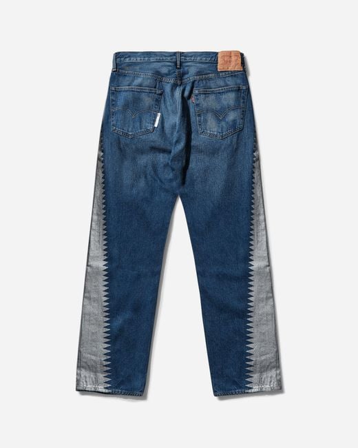 Levi's Blue Slam Jam 501 1955 Custom Jeans Stone Washed for men