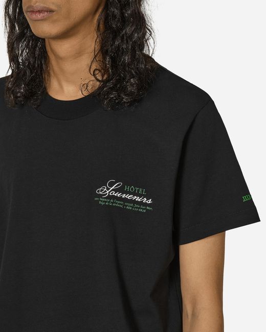 A.P.C. Black Jjjjound Hotel T-shirt for men