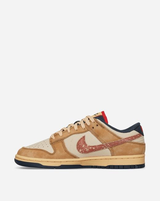 Nike Brown Dunk Low Sneakers Sand Drift Wheat for men