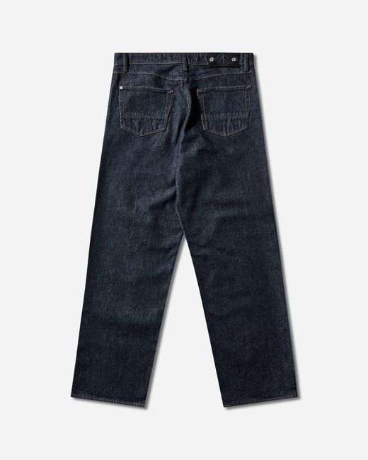 Stone Island Blue Men S Indigo Denim-rinsed Loose Fit Jeans Rinse for men
