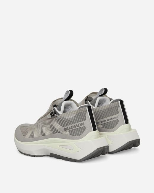 Salomon White Odyssey Elmt Advanced Clear Sneakers Glacier Ghost for men