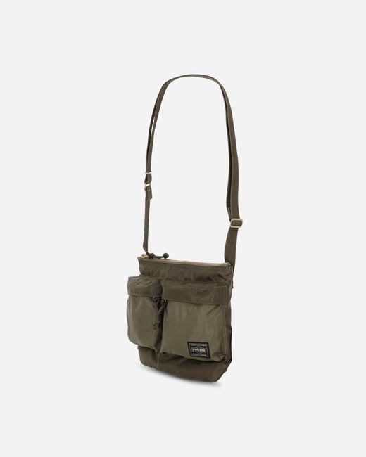 Porter-Yoshida and Co Green Force Shoulder Bag Drab for men