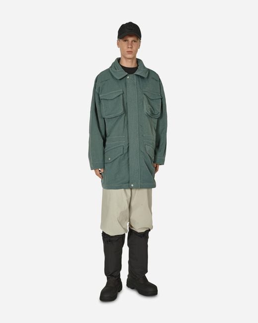 Cav Empt Green Nylon Field Coat for men