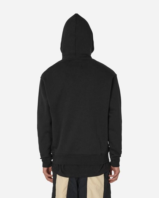 Nike Black Essentials Fleece Hooded Sweatshirt for men