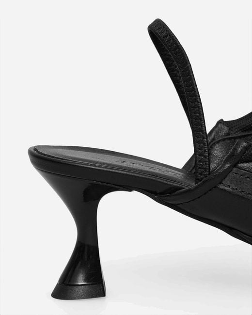 Ancuta Sarca Black Hera Kitten Heel Shoes